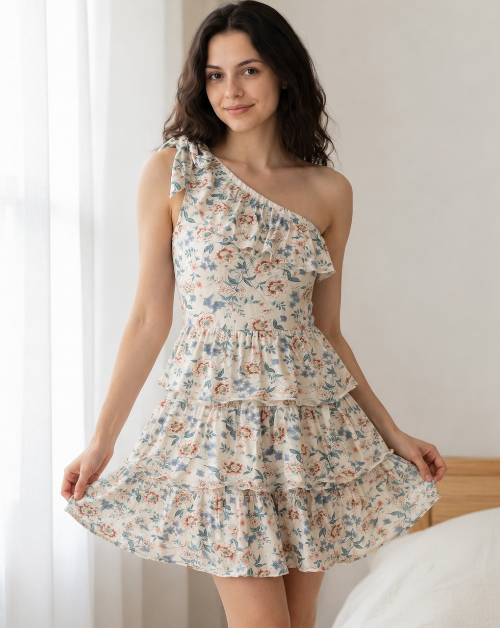 Floral Ruffle Dress