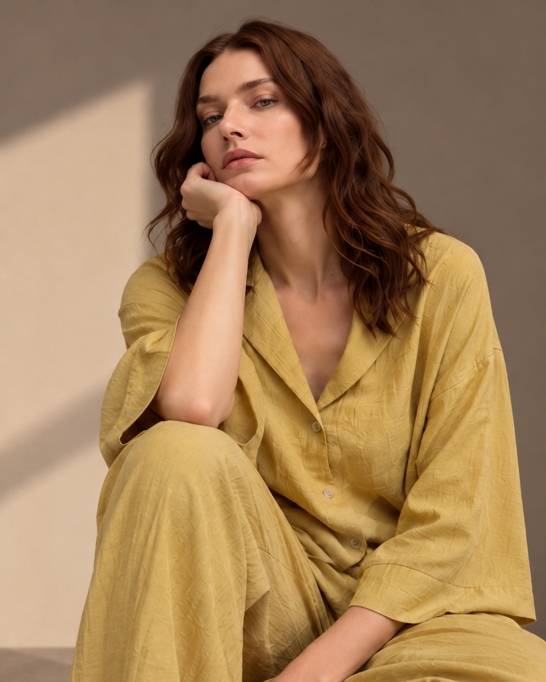 GOLDEN JACQUARD 2-PIECE SET