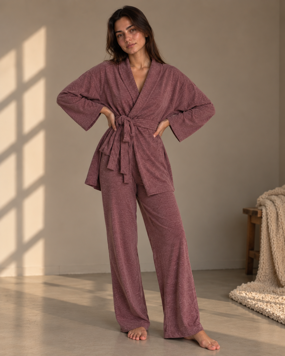 Dusty Mauve Lounge Set