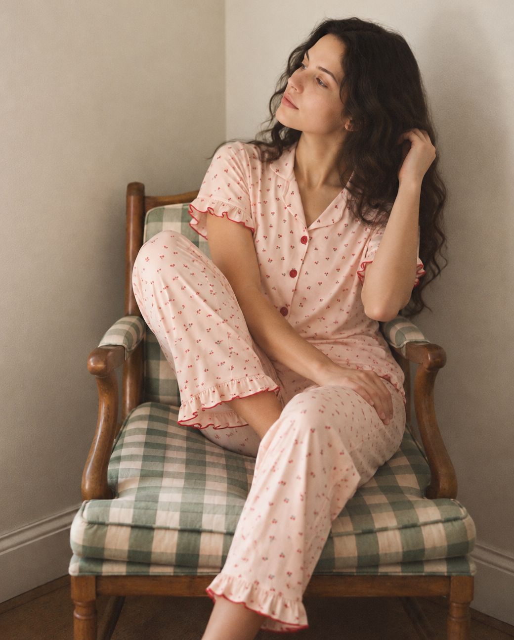 Sweet Blush Pajama Set
