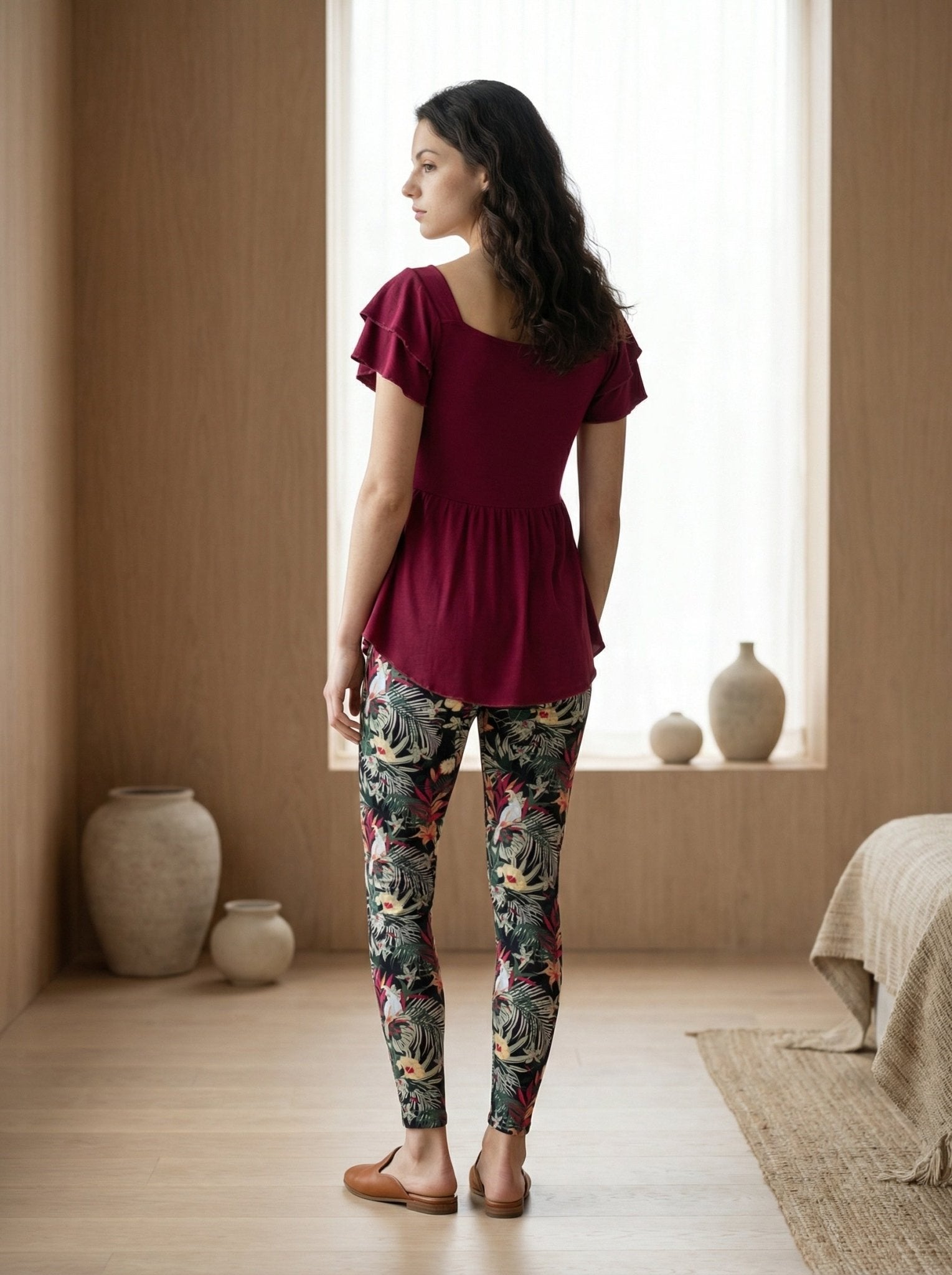 Berry Ruffle Lounge Set - June Joy