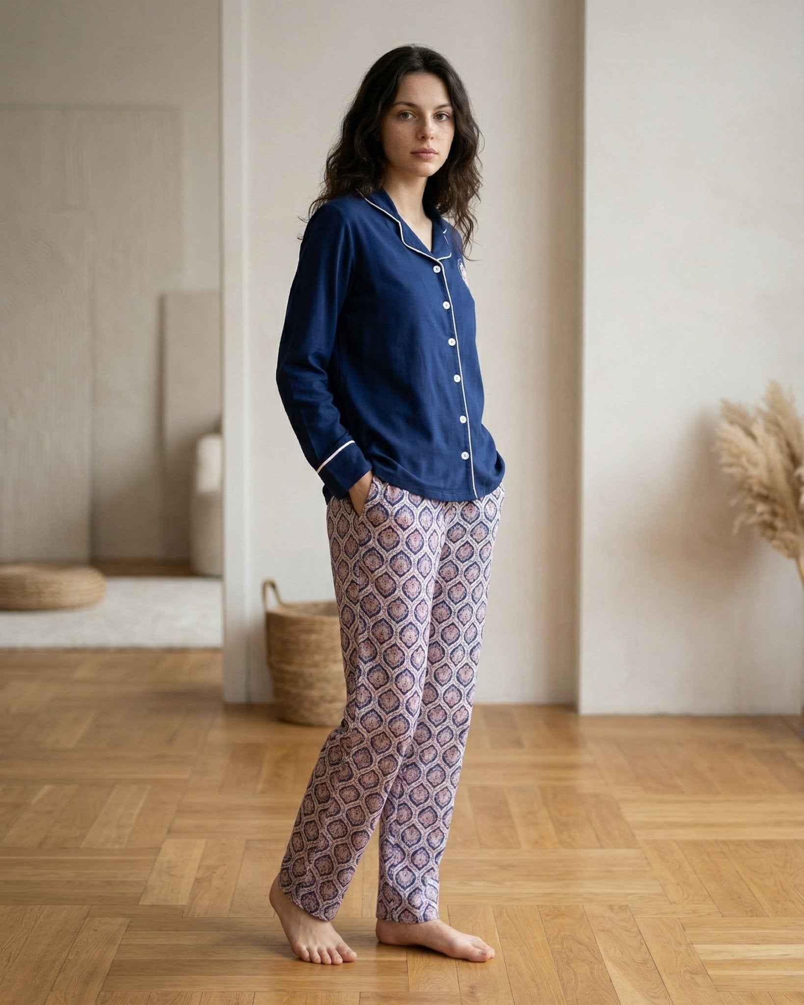 Classic Navy Pajama Set