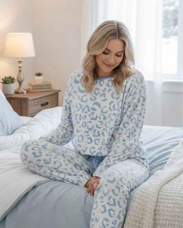 Cozy Leopard Pajama Set