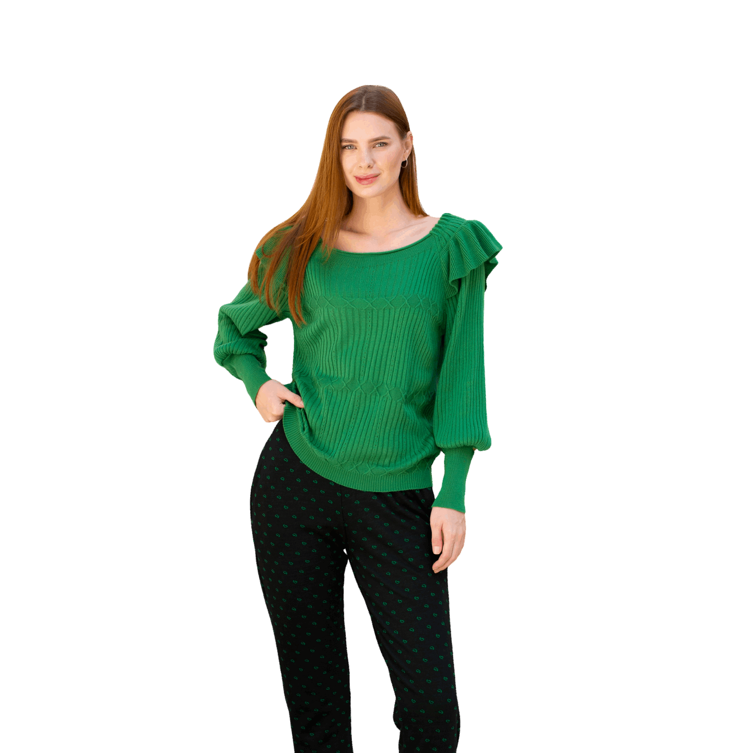 green & black pajama set - June Joy