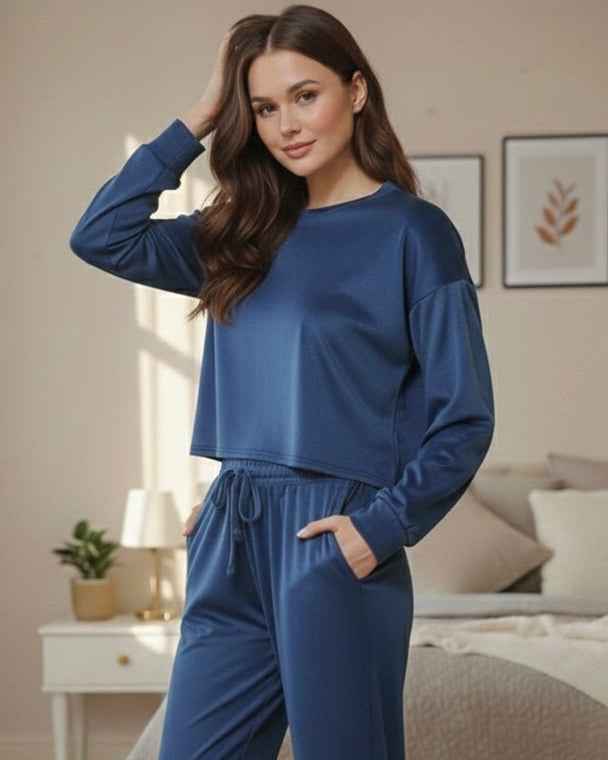 Midnight Blue Pajama Set