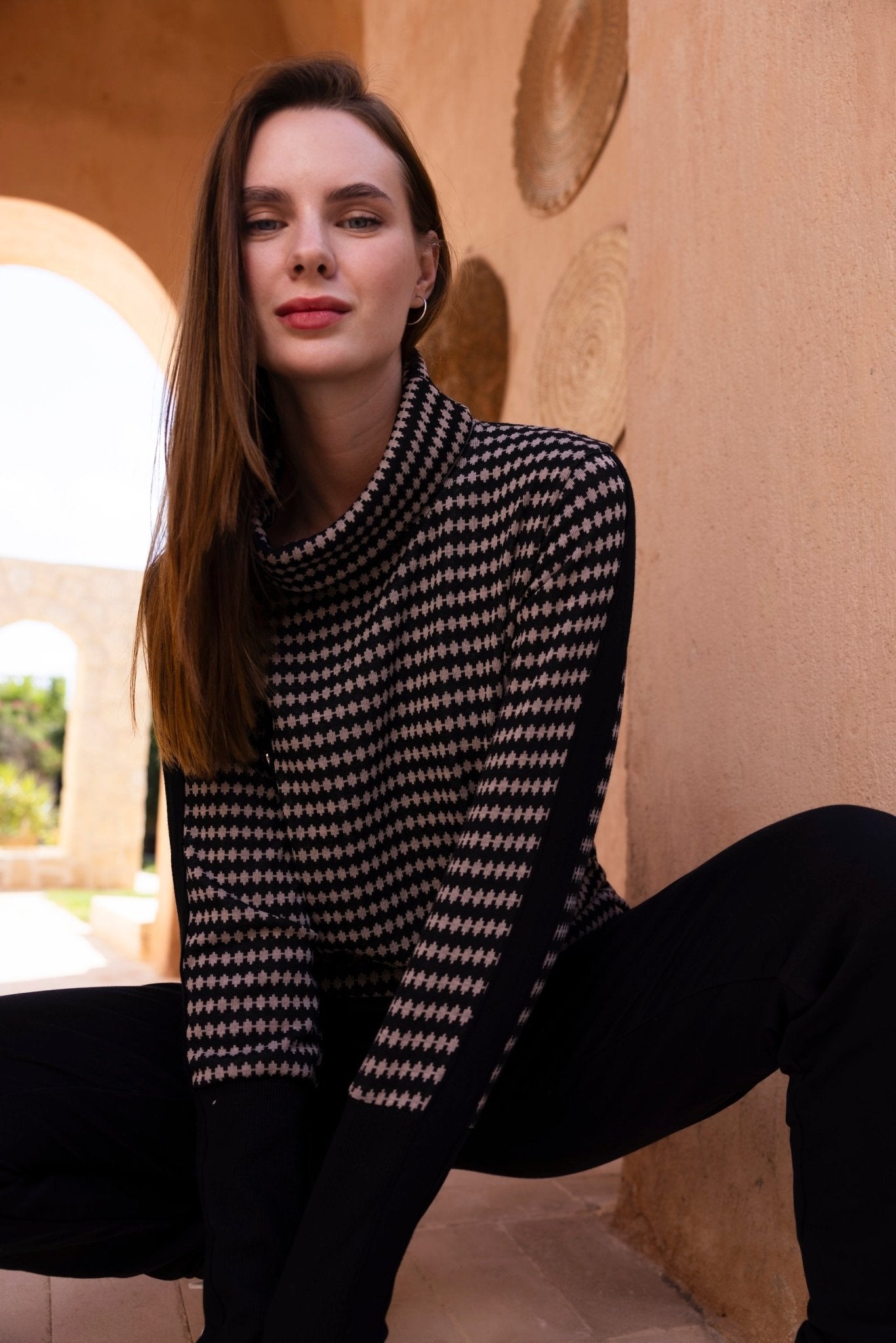 Midnight Check Knit Set - June Joy