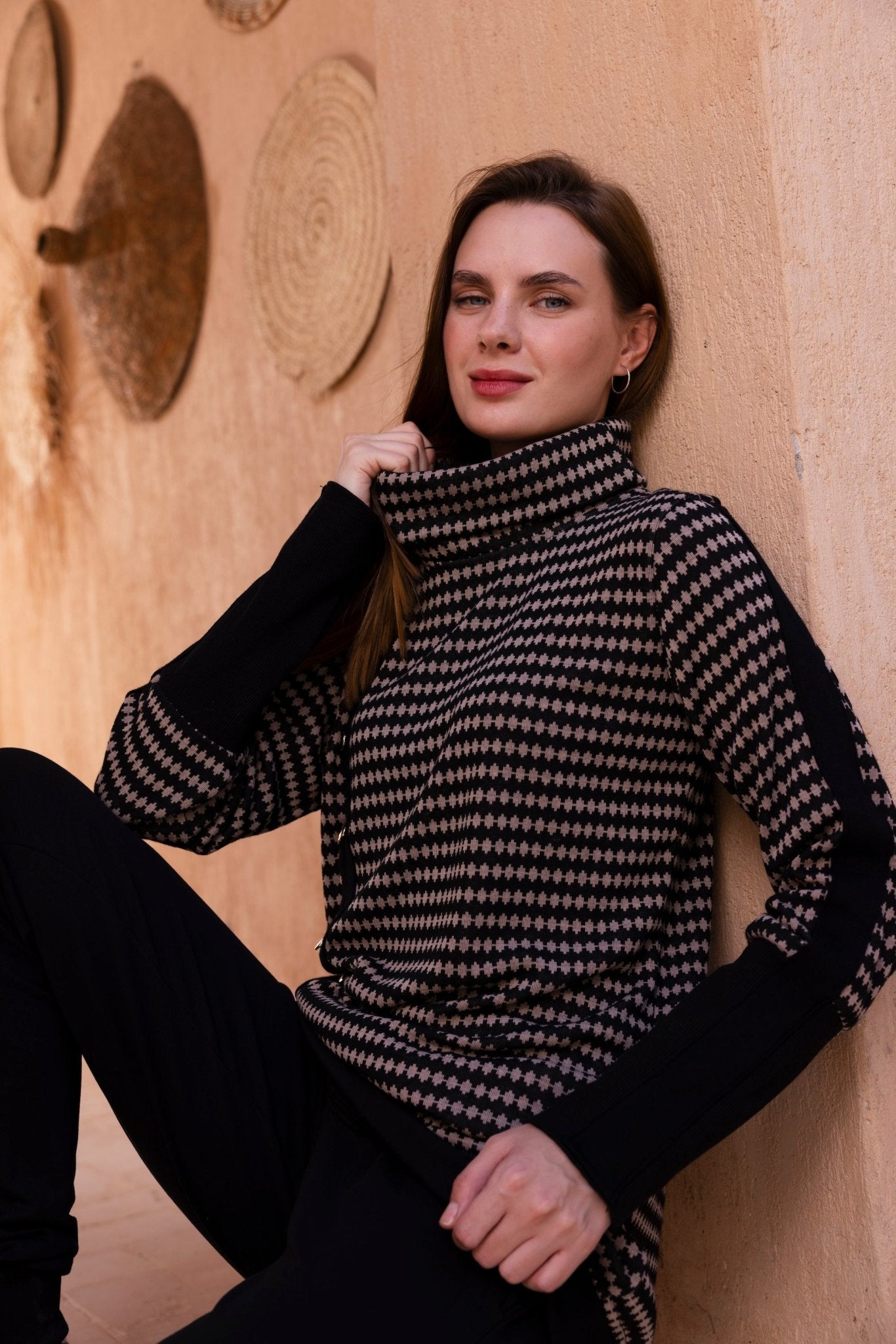 Midnight Check Knit Set - June Joy