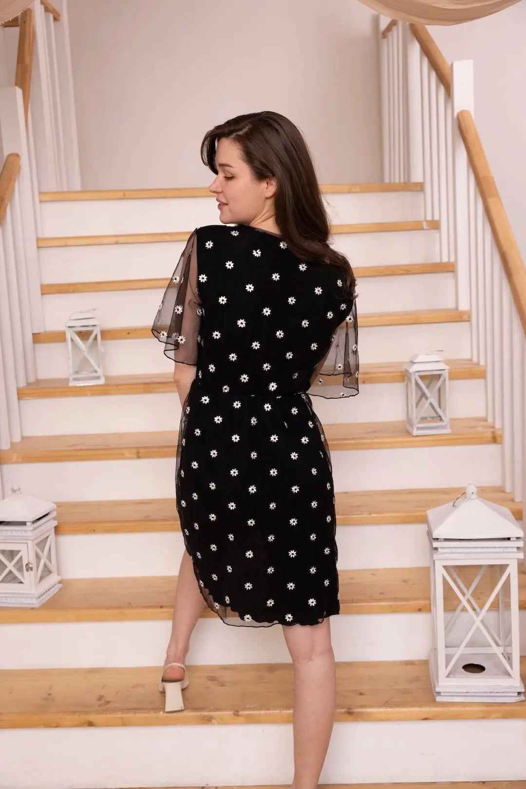 Midnight Daisy Dress