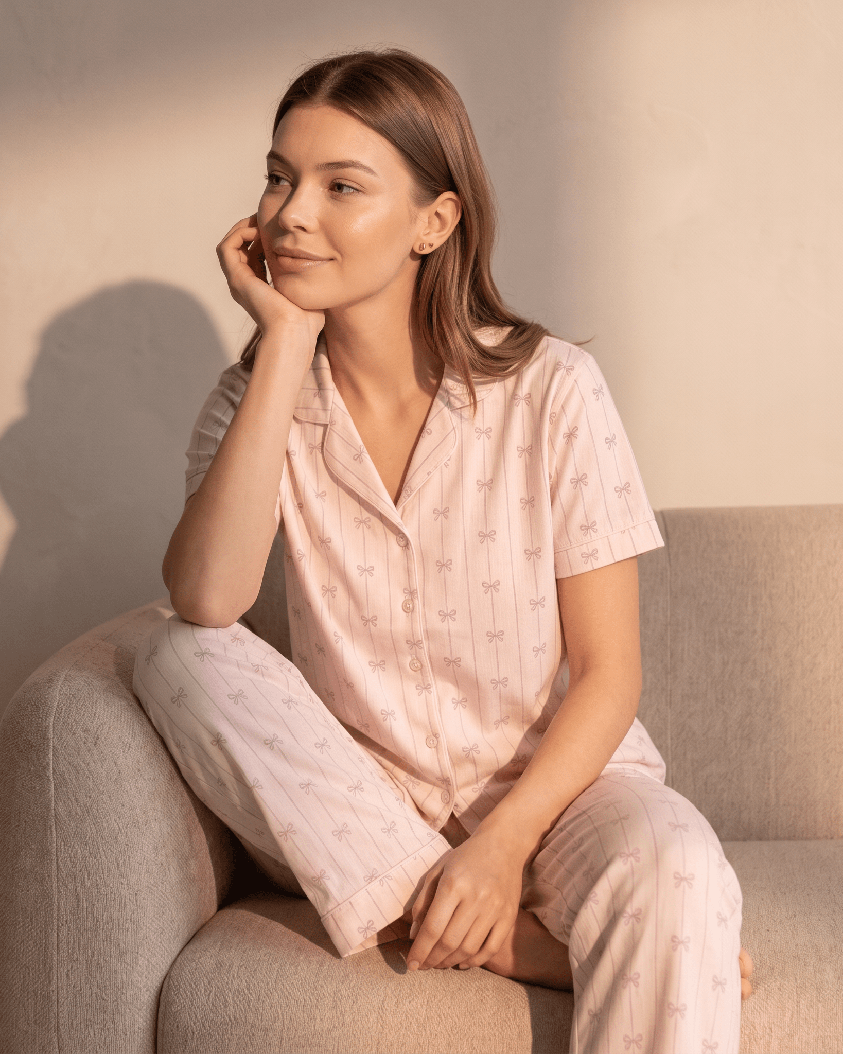 Pink Whisper Pajama Set - June Joy