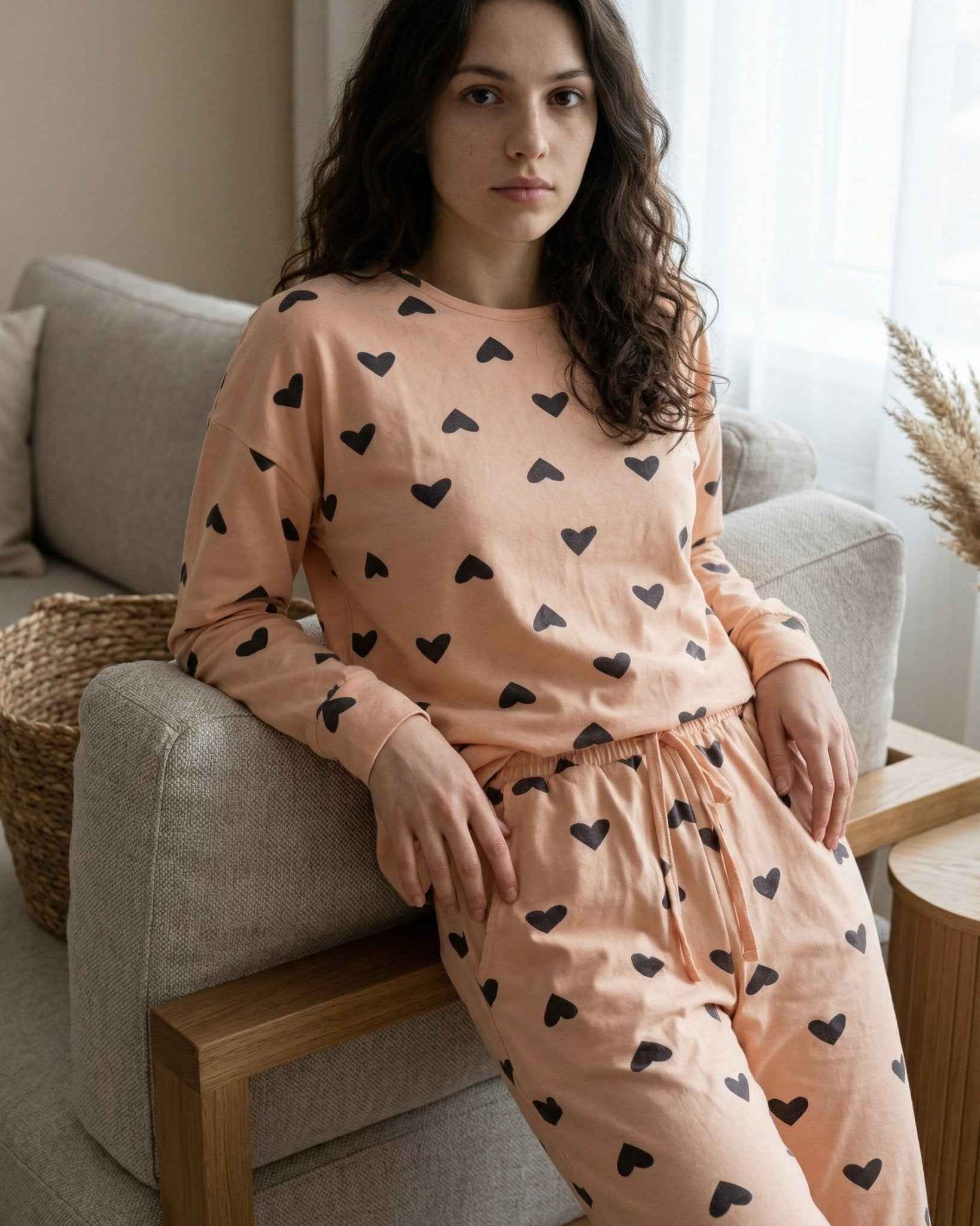 Soft Hearts Pajama Set