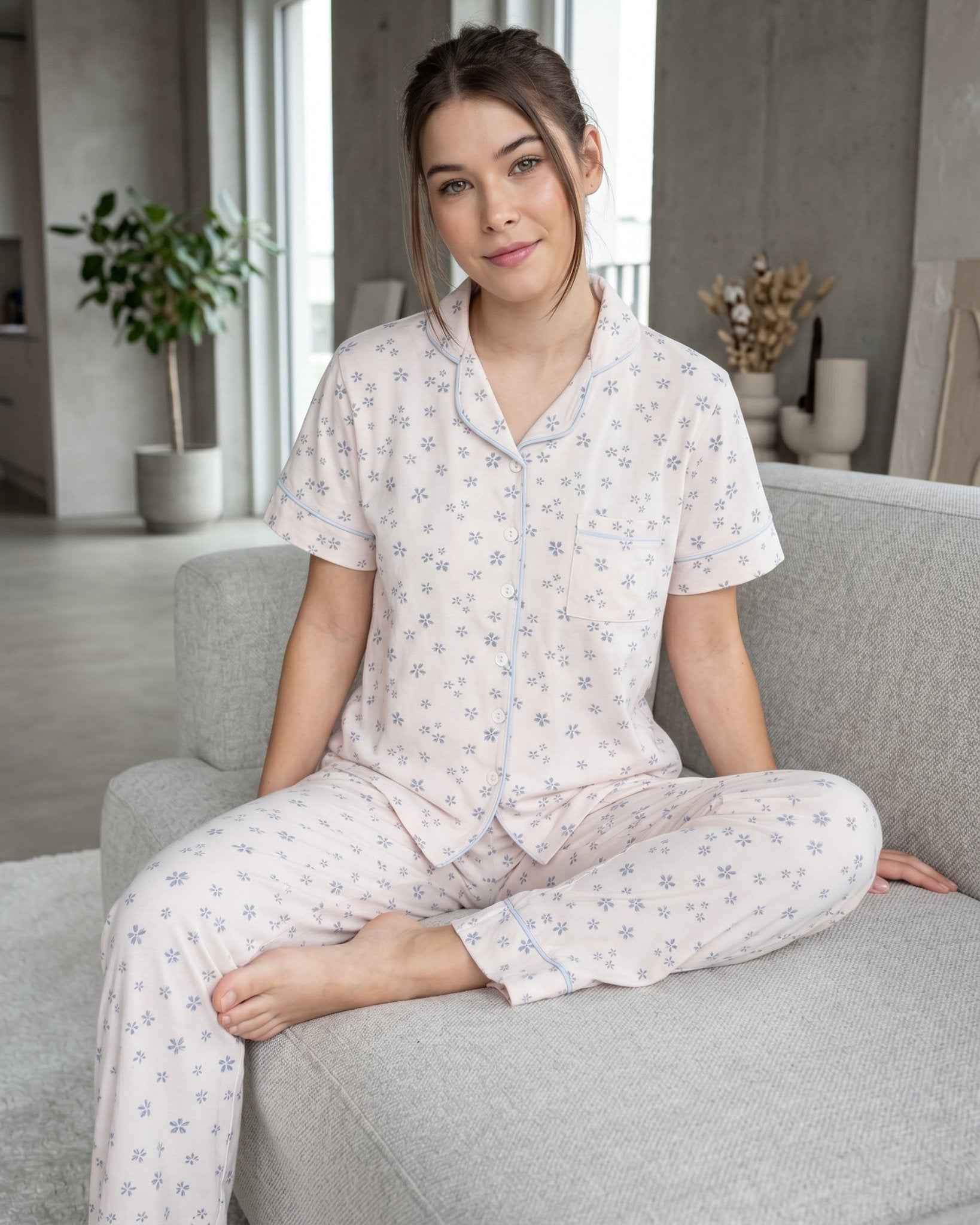 Stella Soft Floral Pajama Set