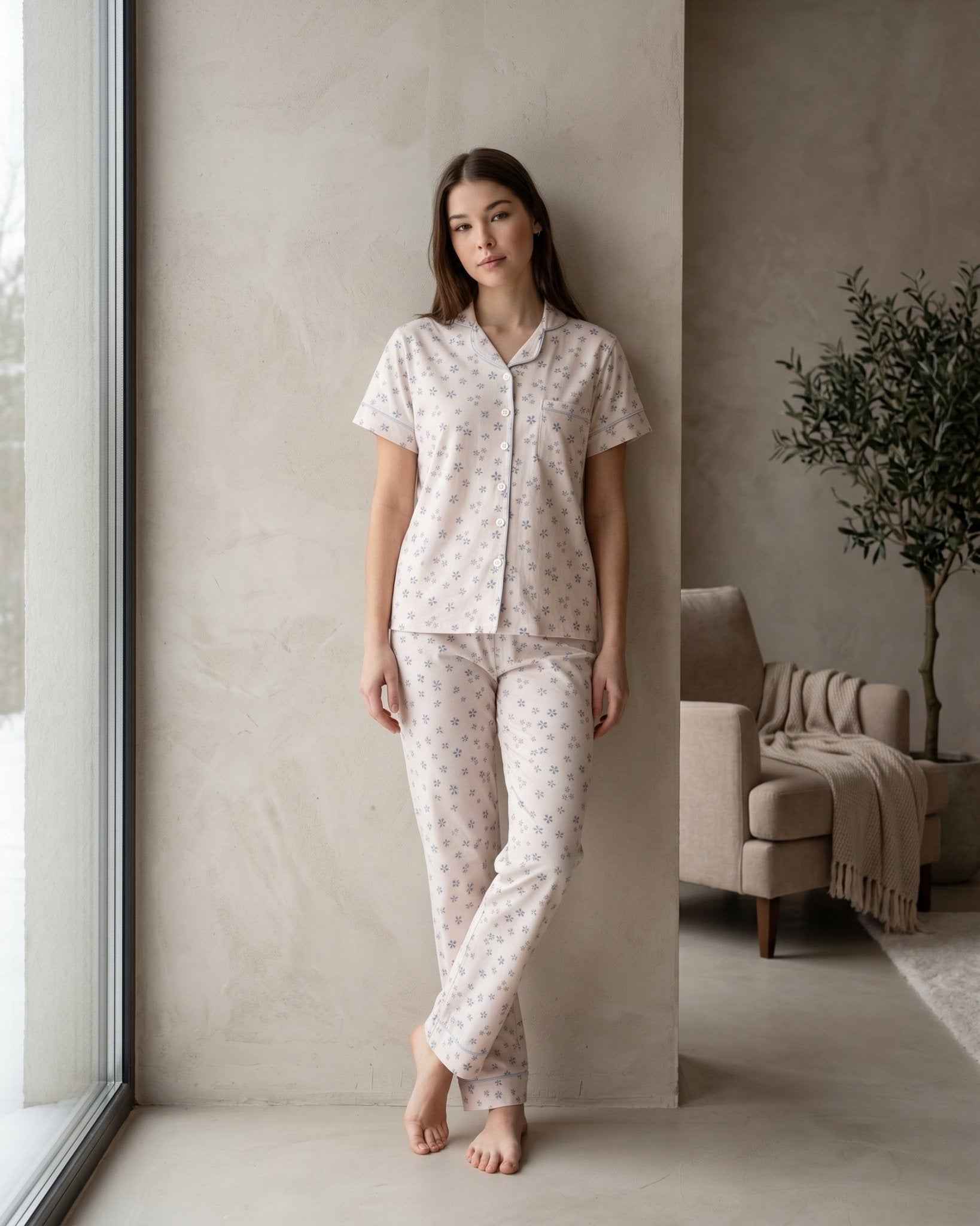 Stella Soft Floral Pajama Set