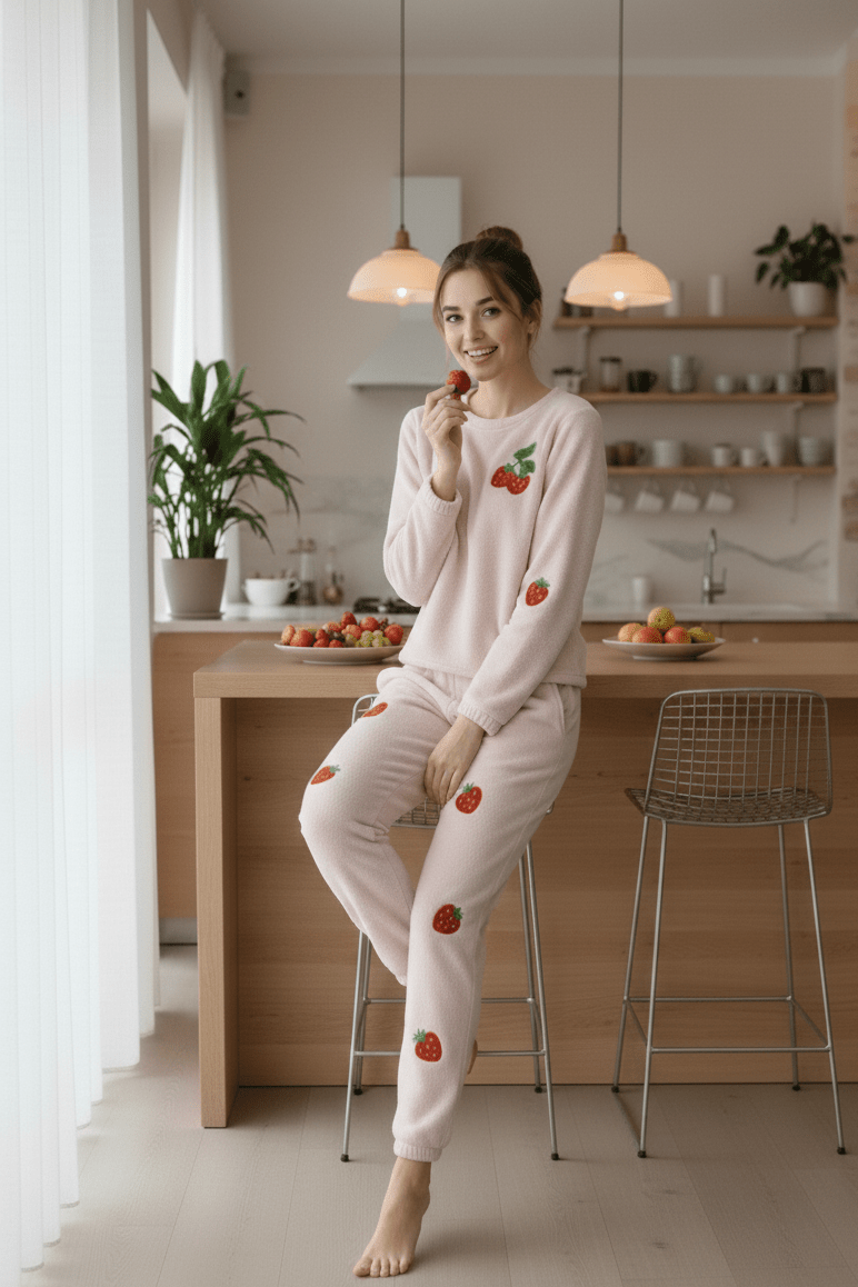 Strawberry Cozy Set - June Joy