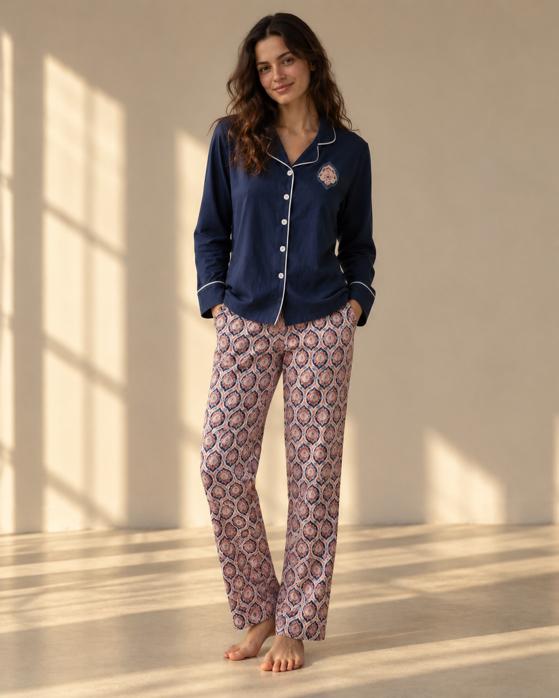 Classic Navy Pajama Set