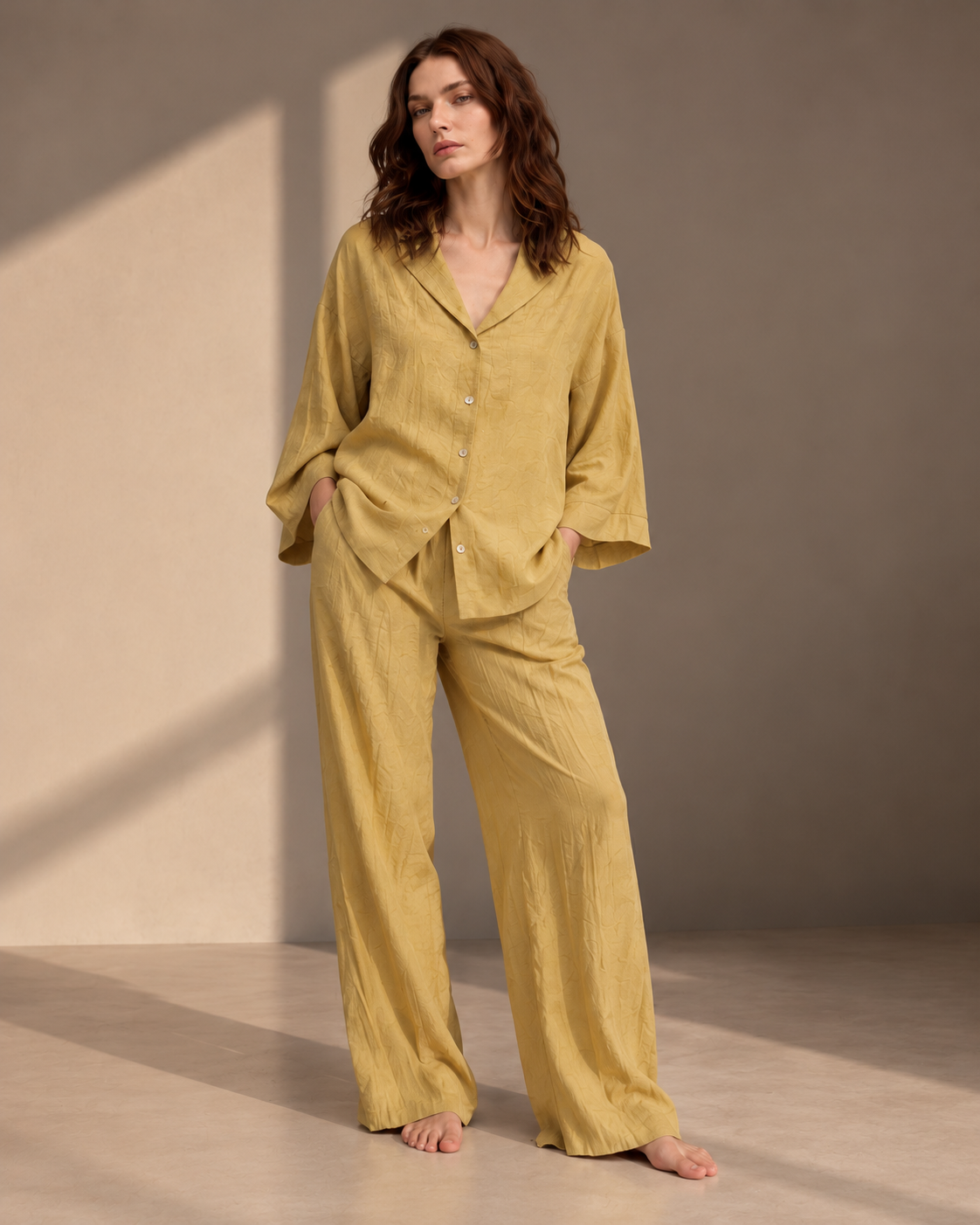 GOLDEN JACQUARD 2-PIECE SET