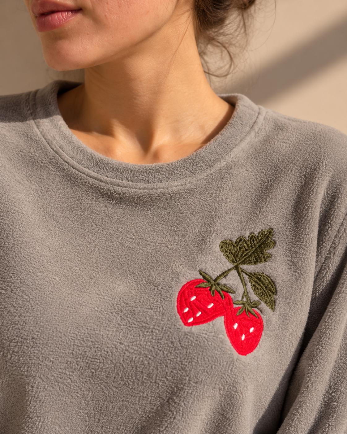 Cozy Strawberry Pajama Set