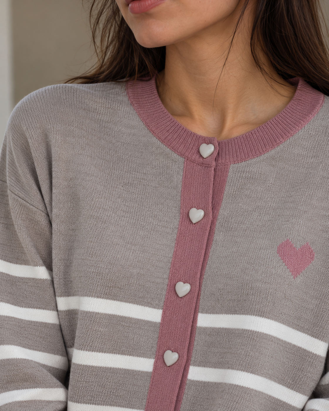 Sweet Hearts Knit Lounge Set