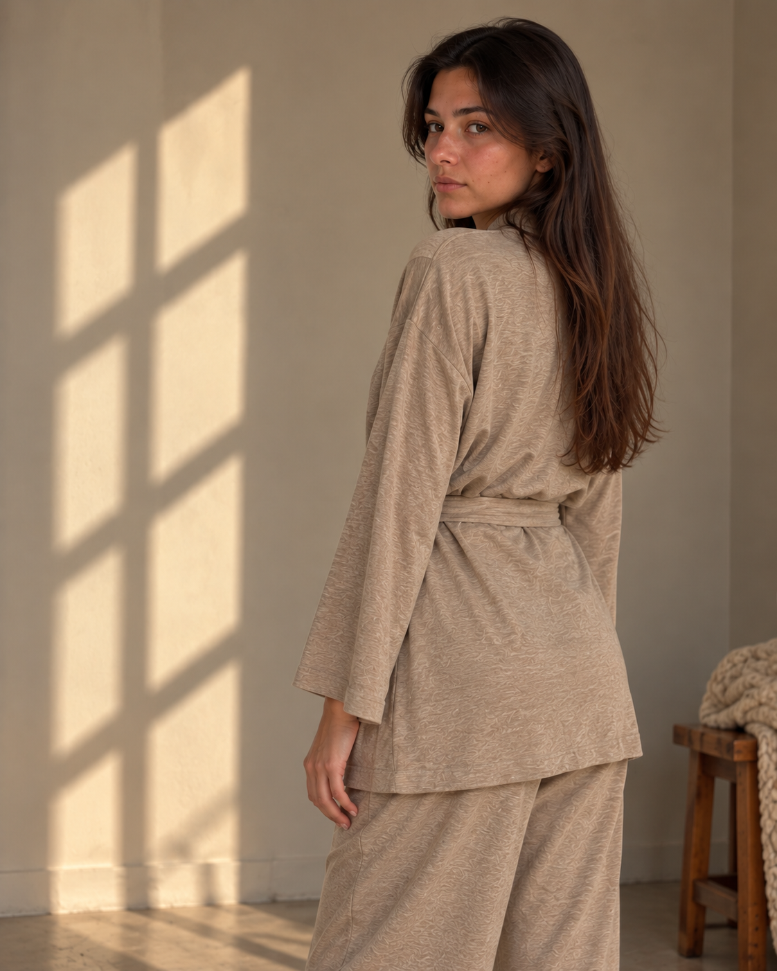 Sand Beige Lounge Set