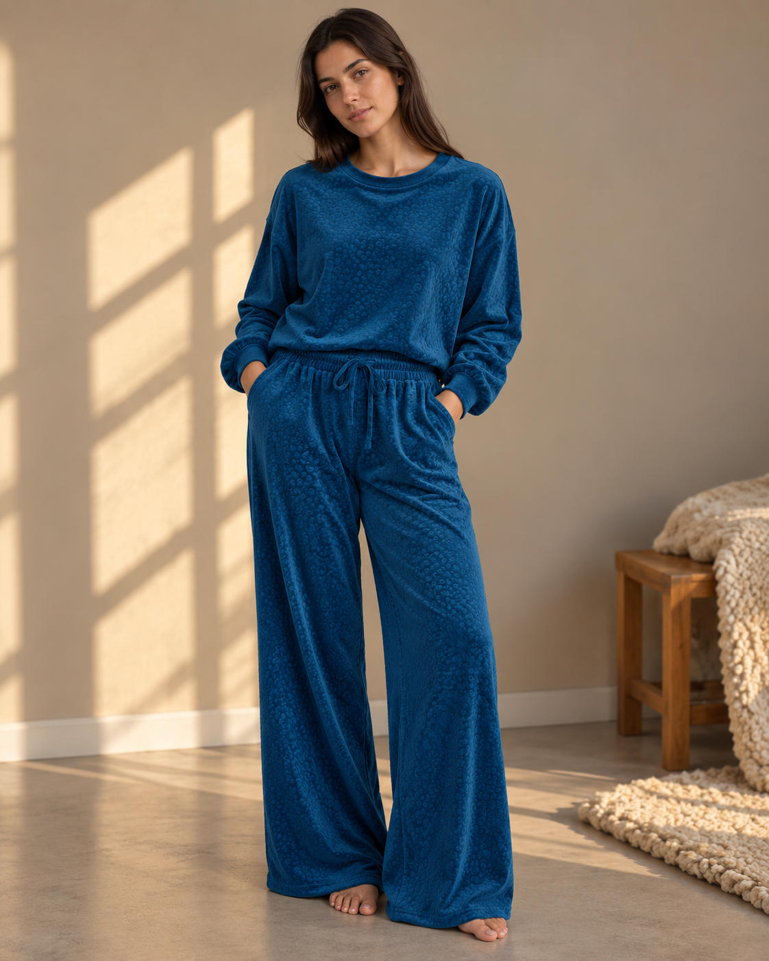 Sapphire Dream Velvet Lounge Set