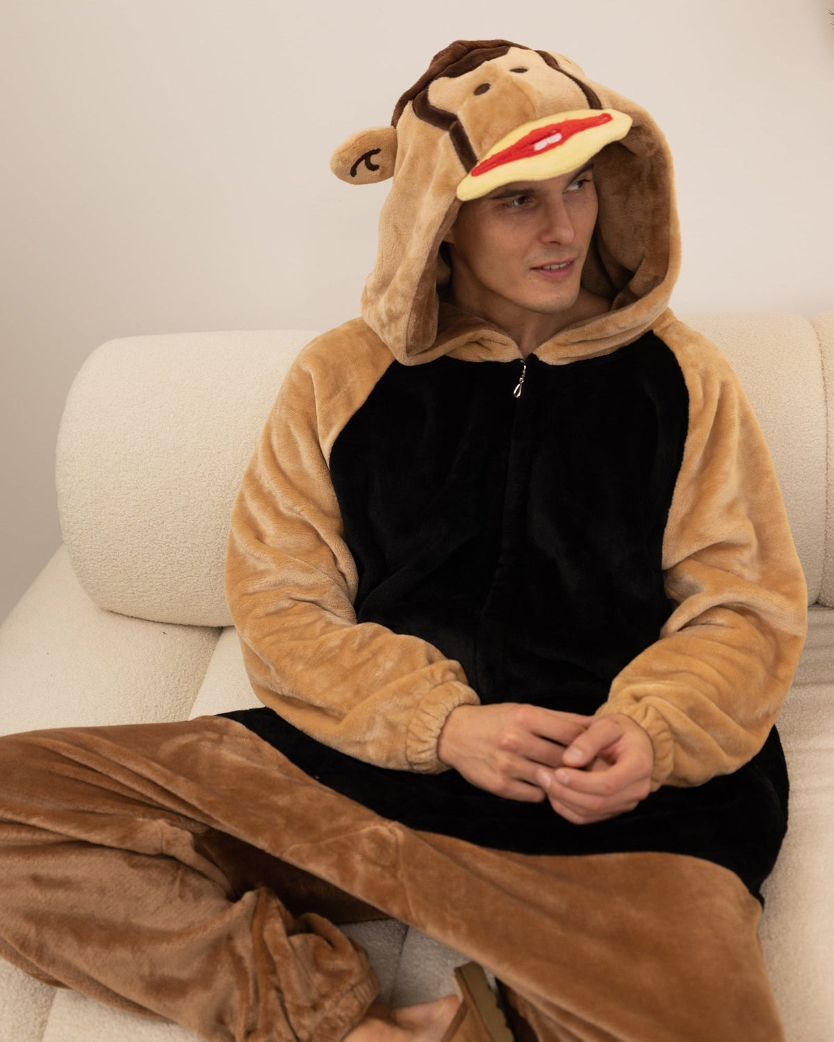 Cozy Monkey Velvet Set