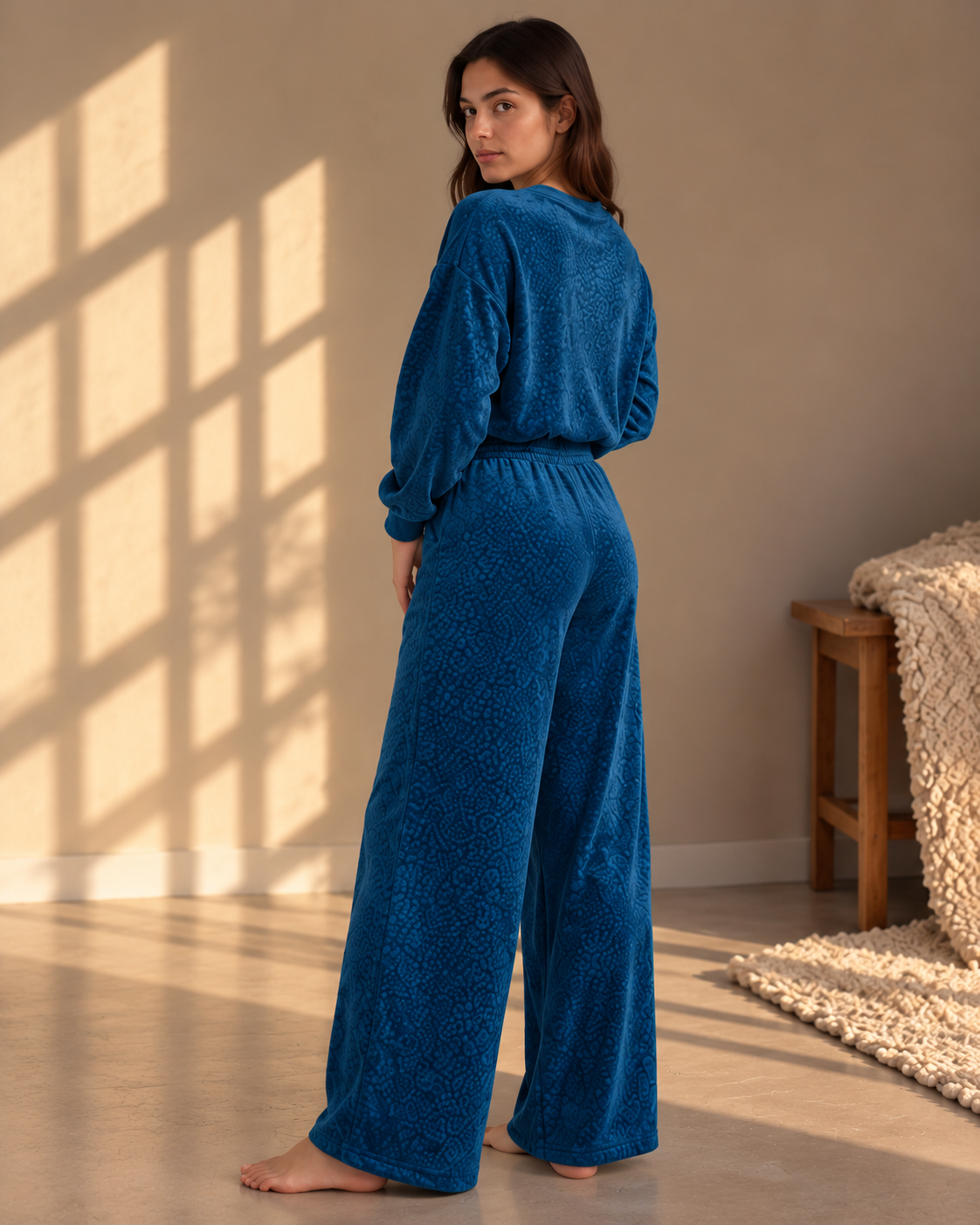 Sapphire Dream Velvet Lounge Set