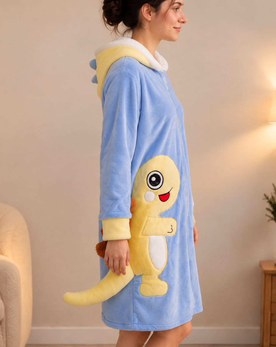 Sunny Dino Robe
