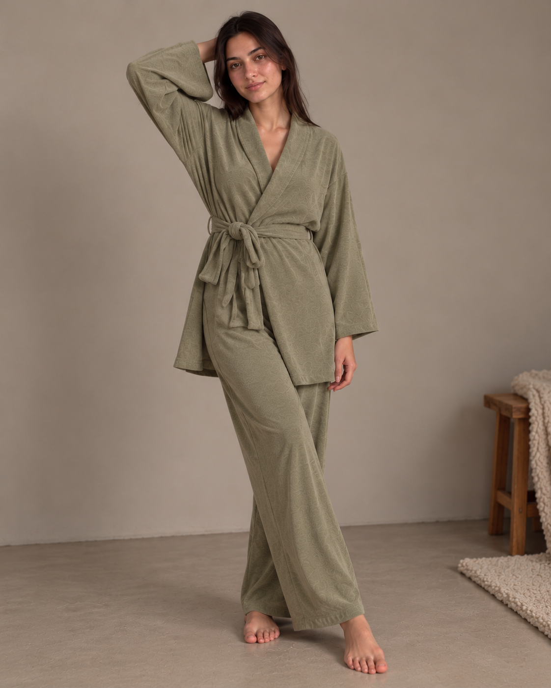 Olive Serenity Lounge Set