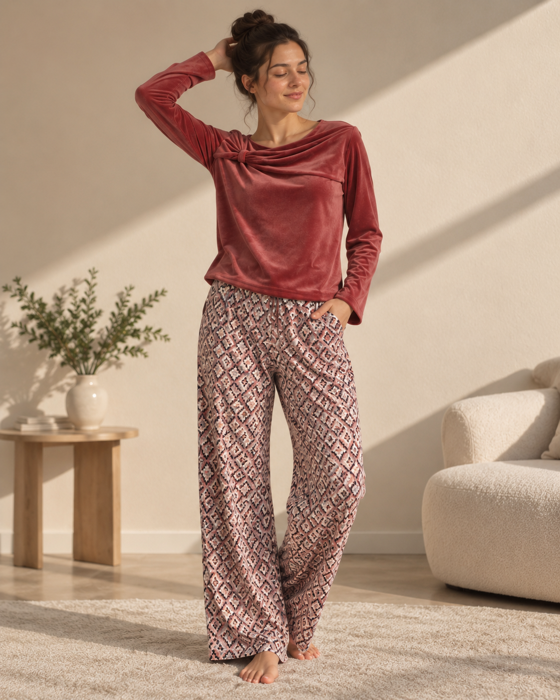 Soft rose Lounge Set