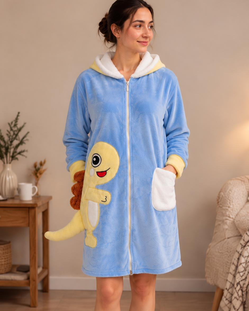 Sunny Dino Robe