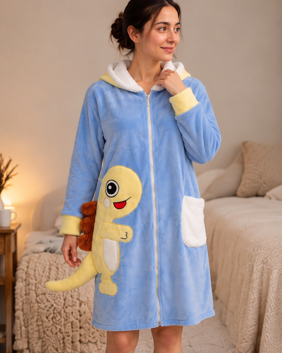 Sunny Dino Robe