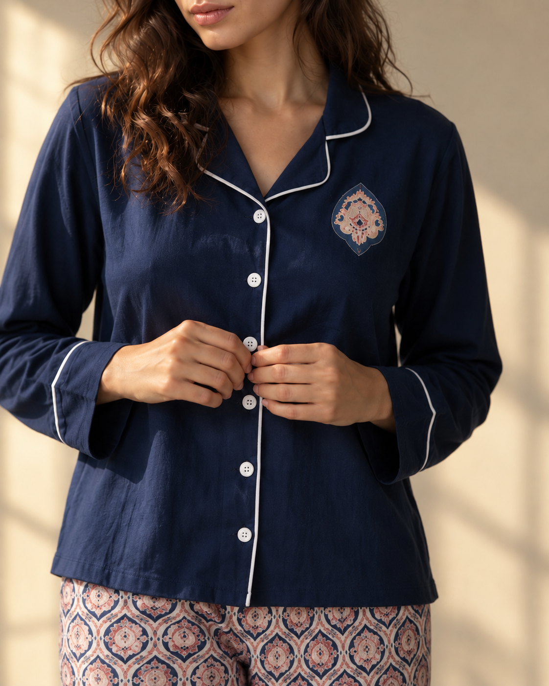 Classic Navy Pajama Set