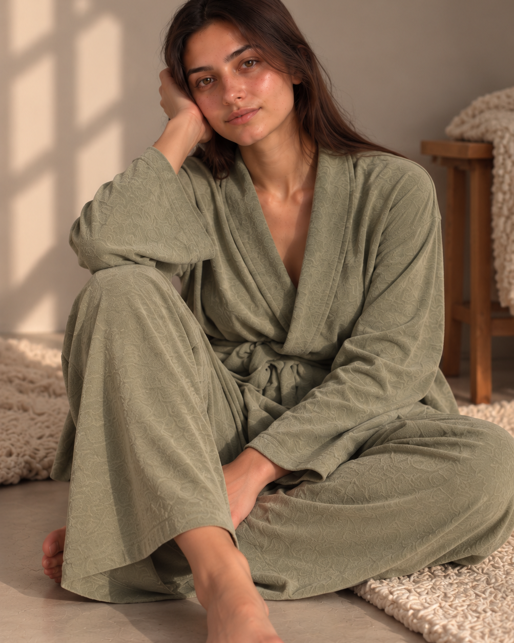 Olive Serenity Lounge Set