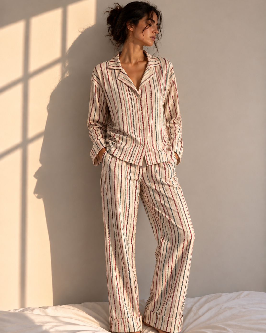 Warm Lines Pajama Set