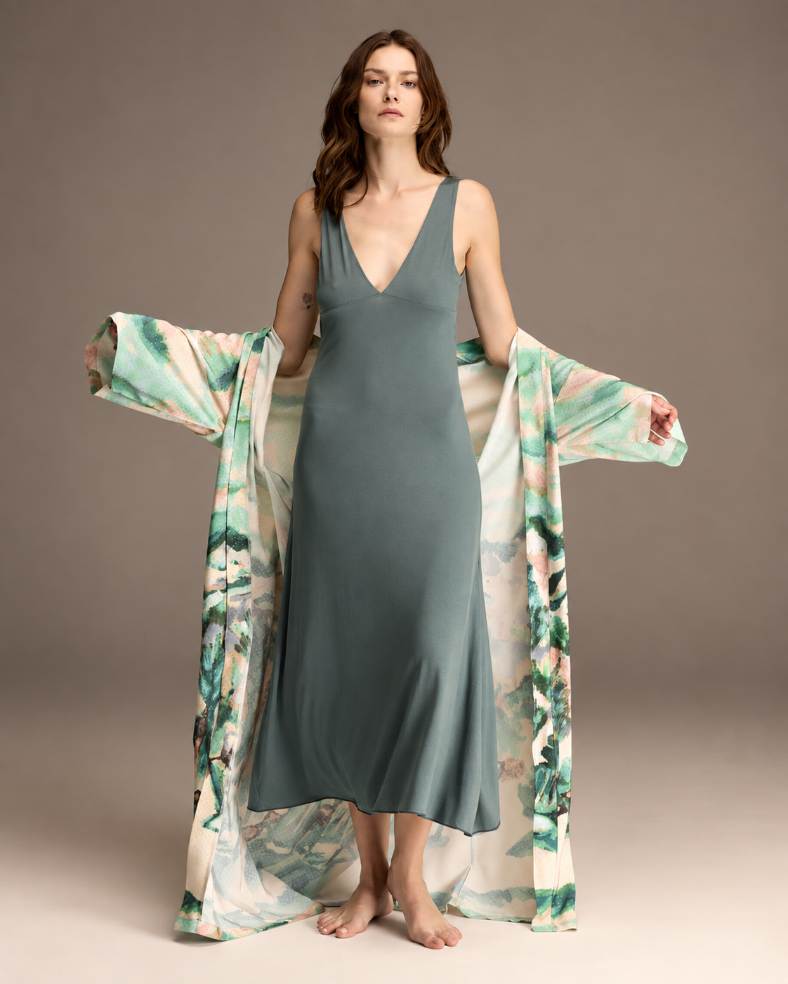 Luna Watercolor Nightdress