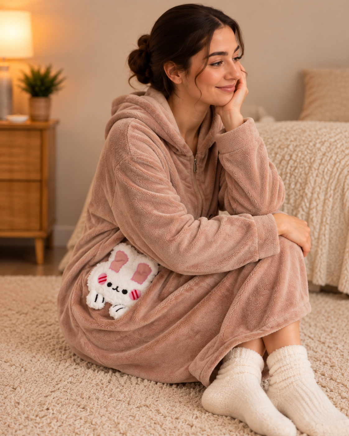 Cozy Bunny Dreams Robe