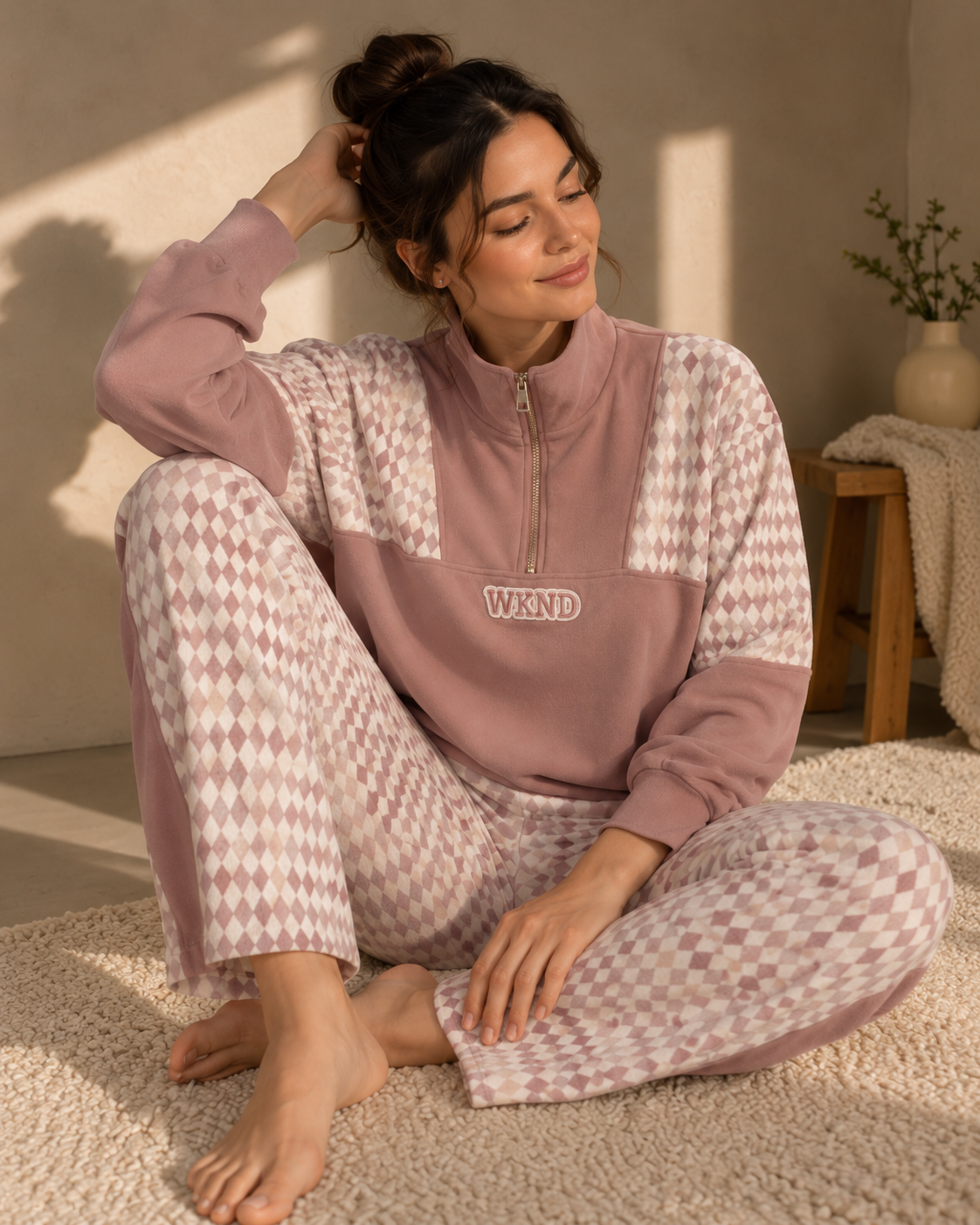 Pink Weekend Lounge Set