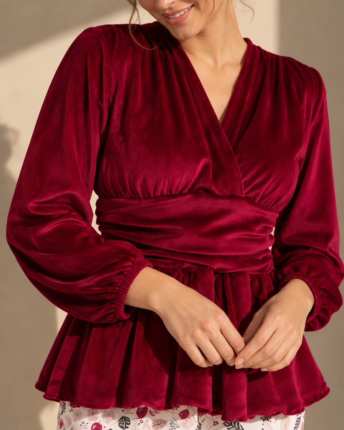 Berry Bloom Velvet Set