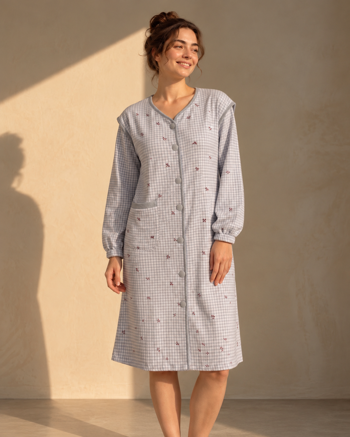 Little Bloom  Velvet Nightdress