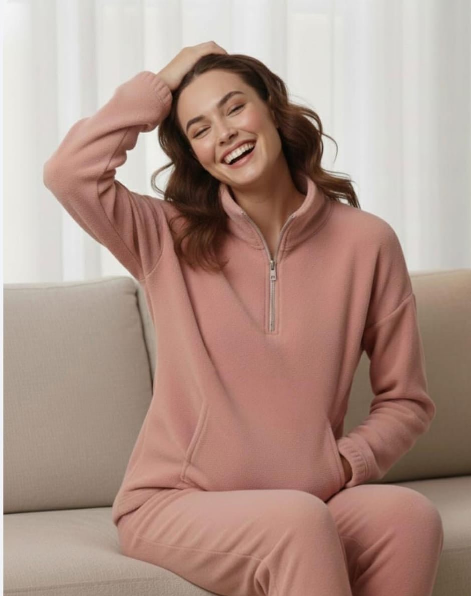 Blush Zip Comfort Set - June Joy