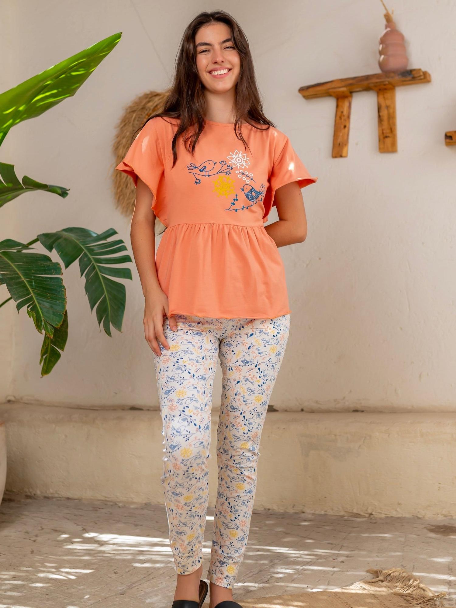 Peach Pajama Set - June Joy