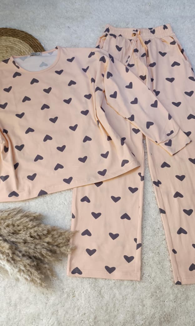 Soft Hearts Pajama Set - June Joy